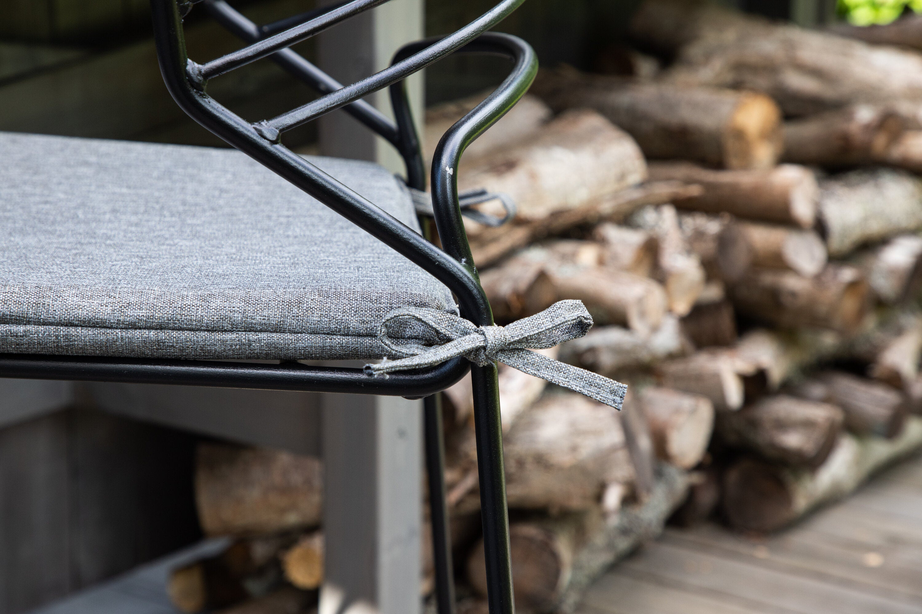 4er-Set Barhocker Milano aus Metall - Schwarz-Outdoor Stühle-Venture Home-le canapé