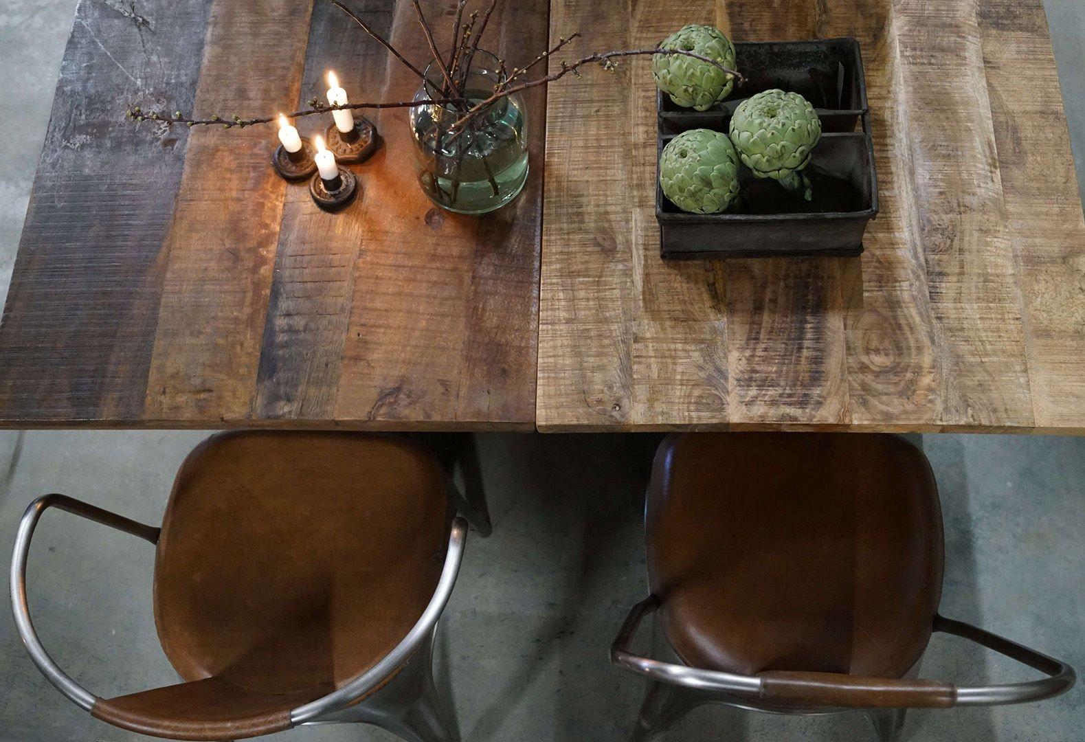 4er-Set Esszimmerstühle Living mit hoher Rückenlehne - Leder glänzend-Esszimmerstühle-Trademark Living-le canapé