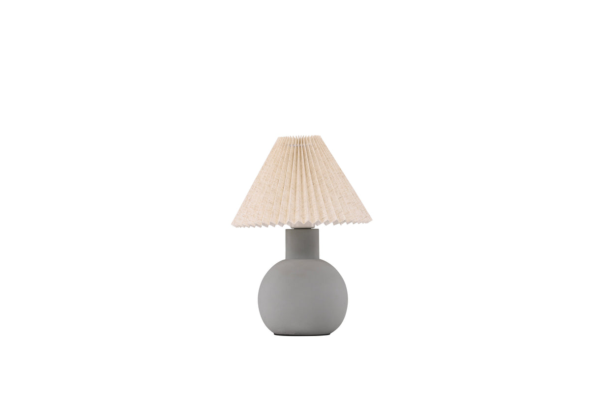 Tischlampe Älvsborg aus Stein - Grau - Venture Home - le canapé