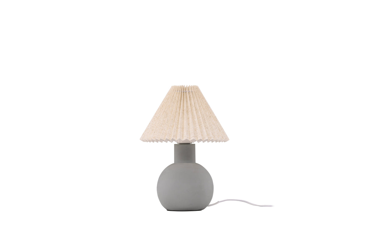 Tischlampe Älvsborg aus Stein - Grau - Venture Home - le canapé