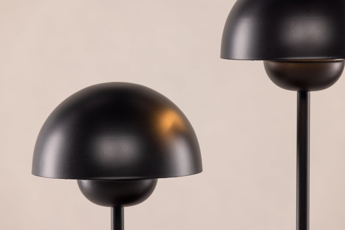 Tischlampe Lyckorna aus Metall - Schwarz - Venture Home - le canapé