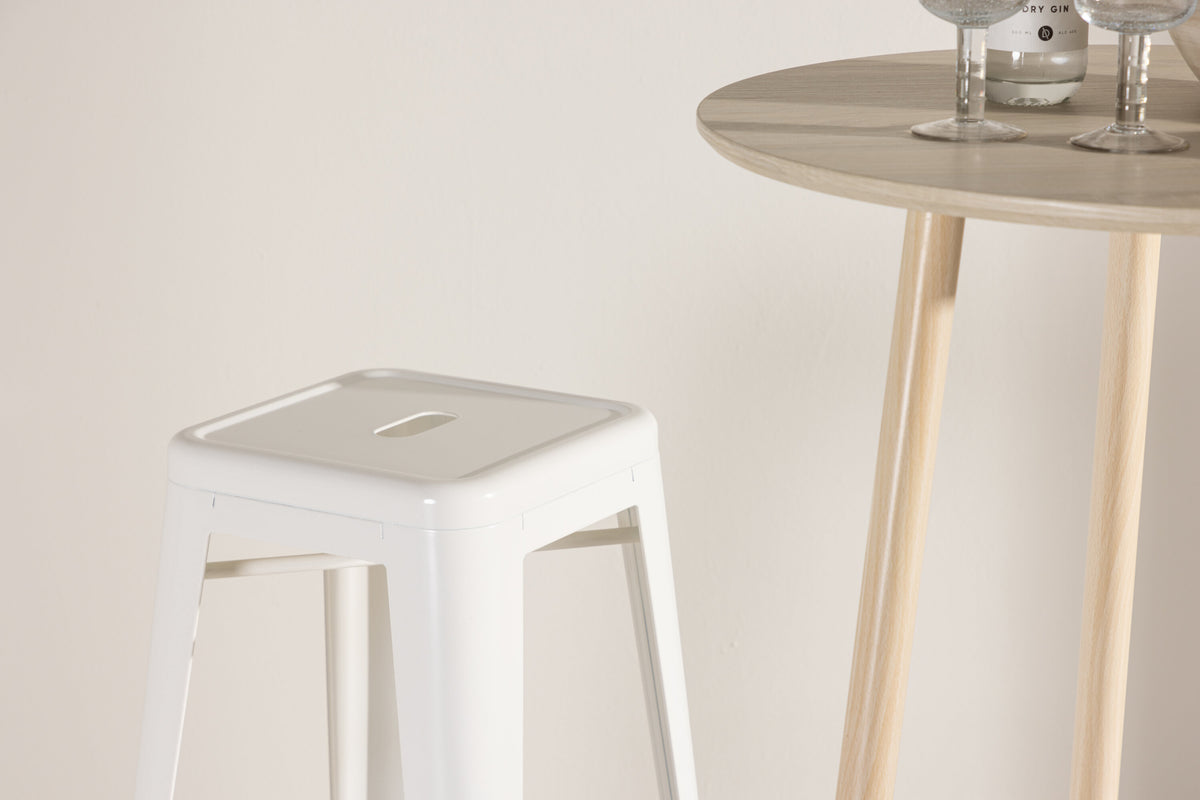Barhocker Tempe aus Metall - Beige - Venture Home - le canapé