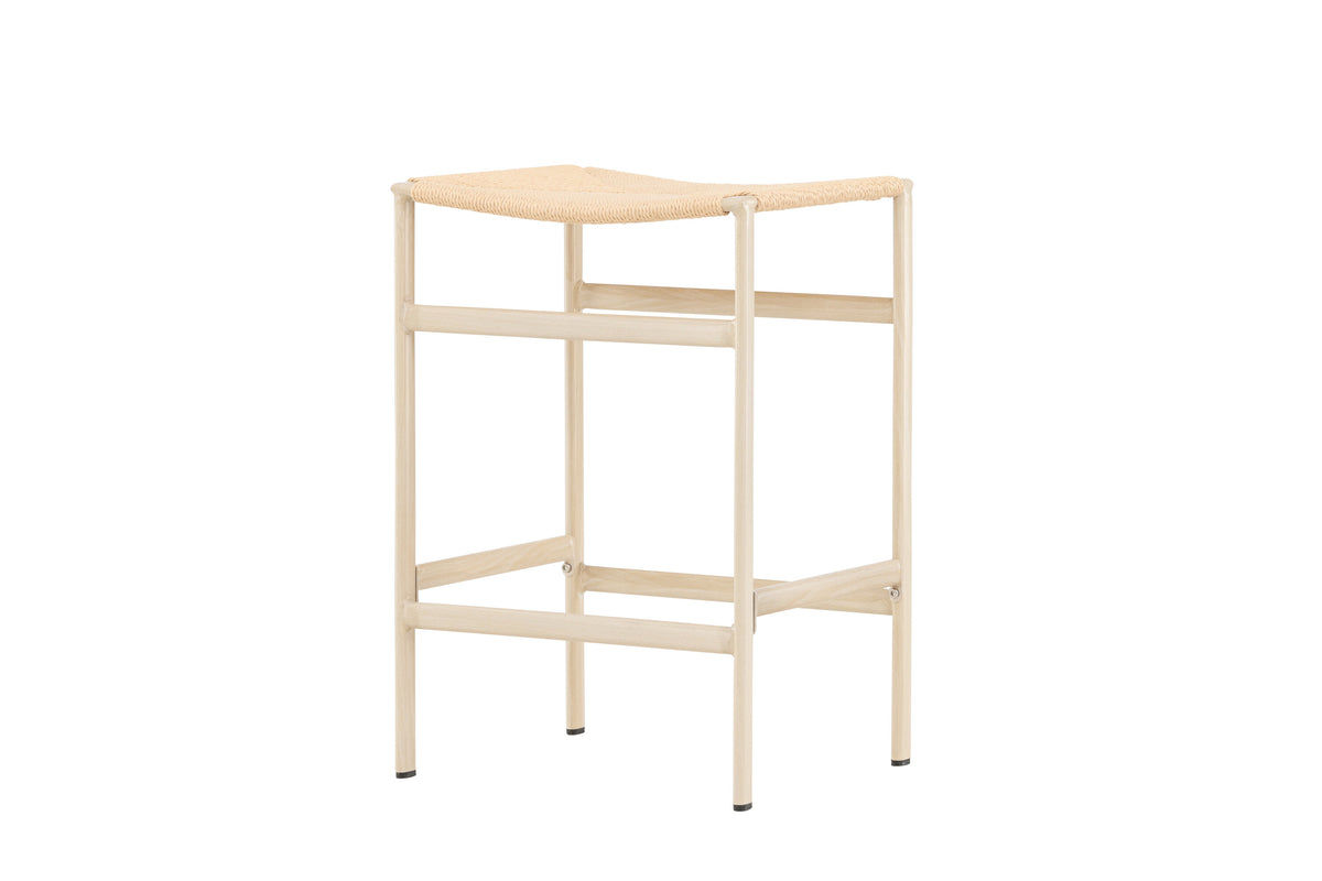 2er-Set Barhocker Polly aus Rattan - Beige - Venture Home - le canapé