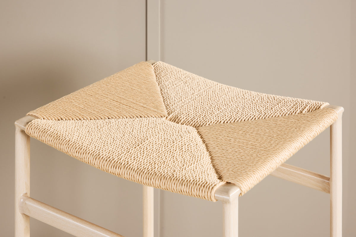 2er-Set Barhocker Polly aus Rattan - Beige - Venture Home - le canapé