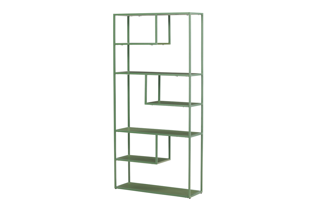 Bücherregal Staal 164cm aus Metall - Grün - Venture Home - le canapé