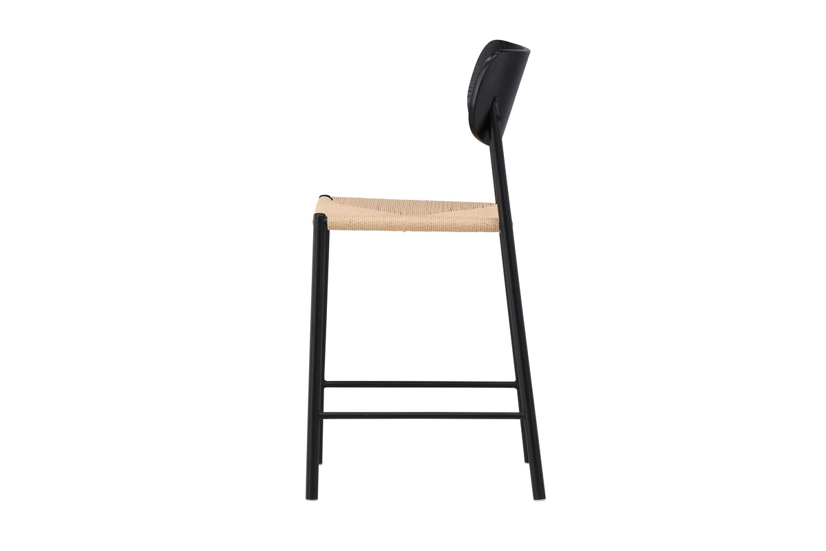 Barhocker Polly aus Rattan - Schwarz - Venture Home - le canapé