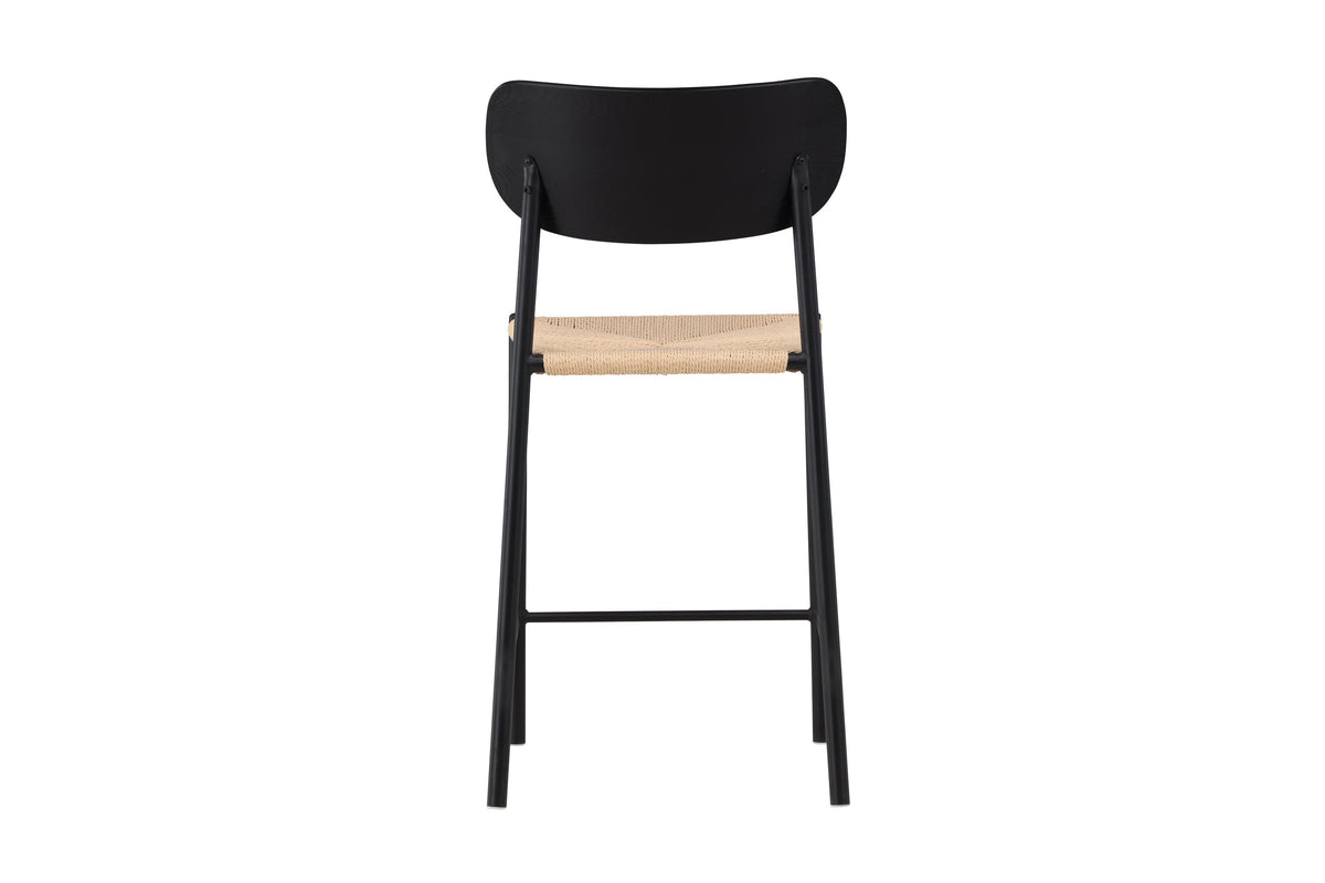 Barhocker Polly aus Rattan - Schwarz - Venture Home - le canapé