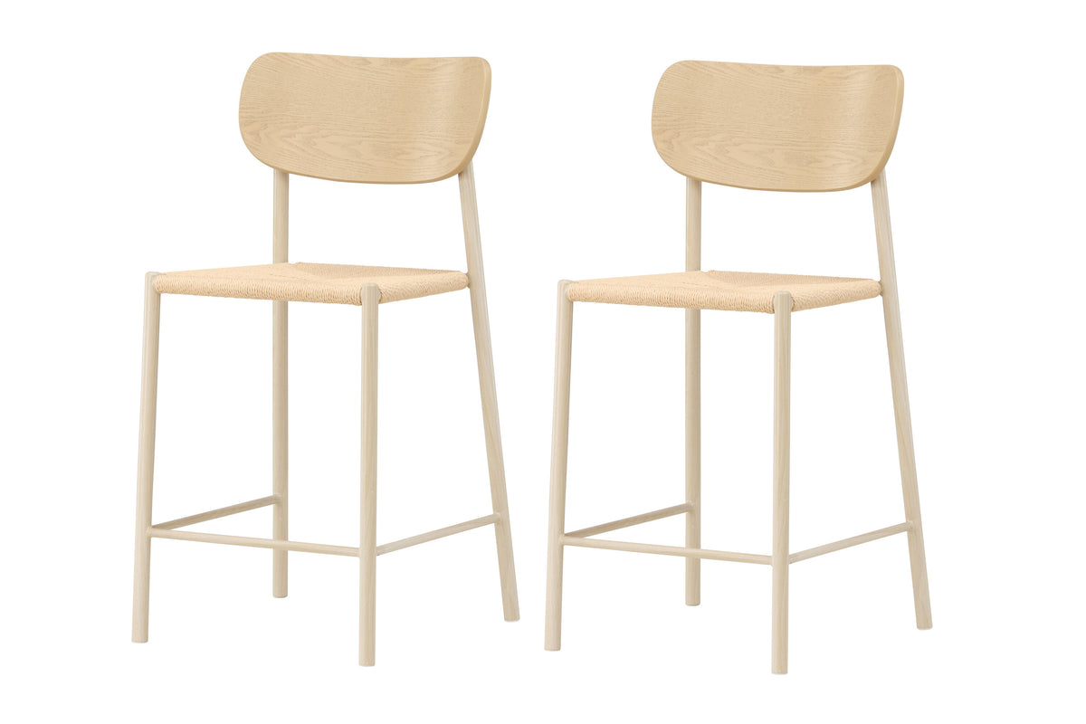 Barhocker Polly aus Rattan - Beige - Venture Home - le canapé