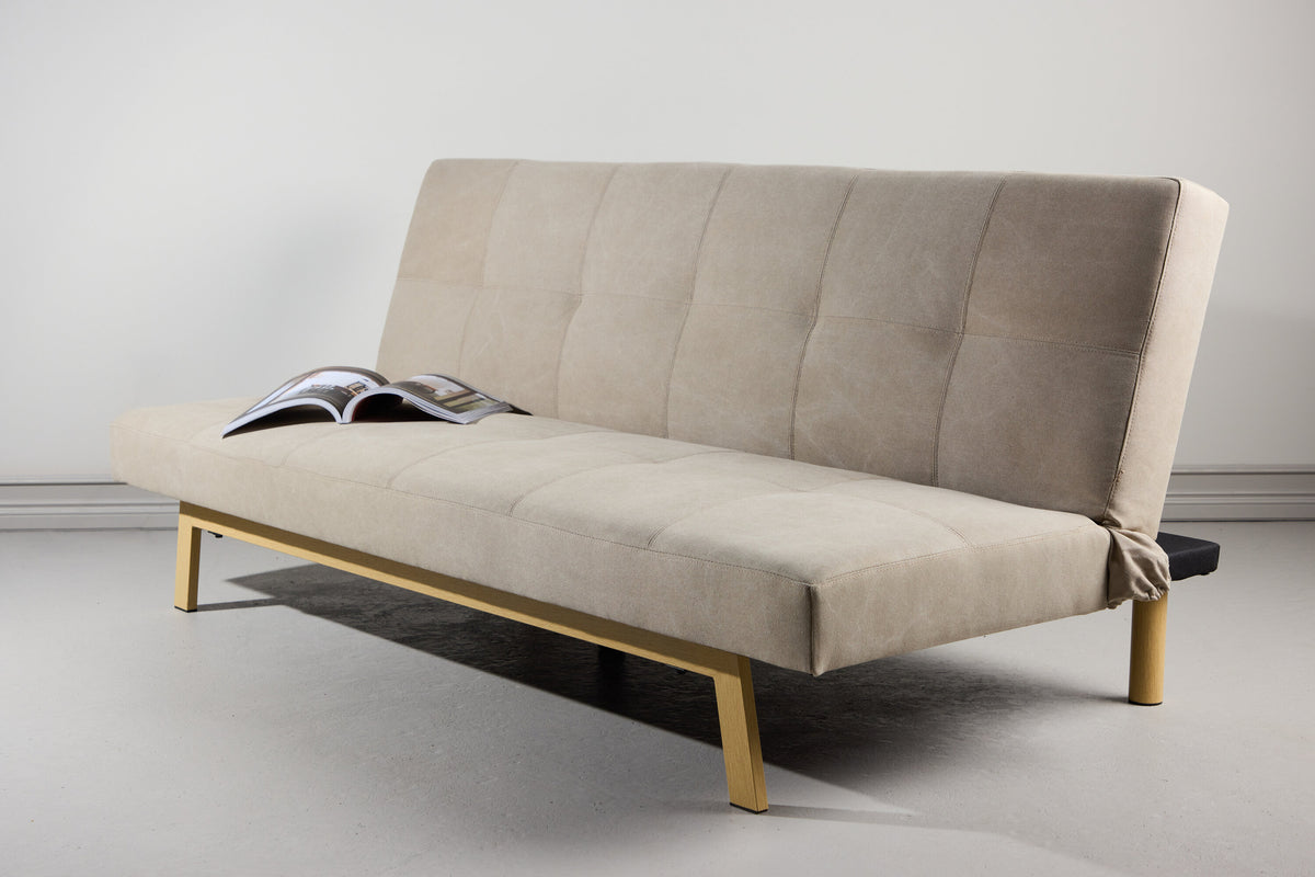 Schlafsofa Bodil ausklappbar - Beige - Venture Home - le canapé
