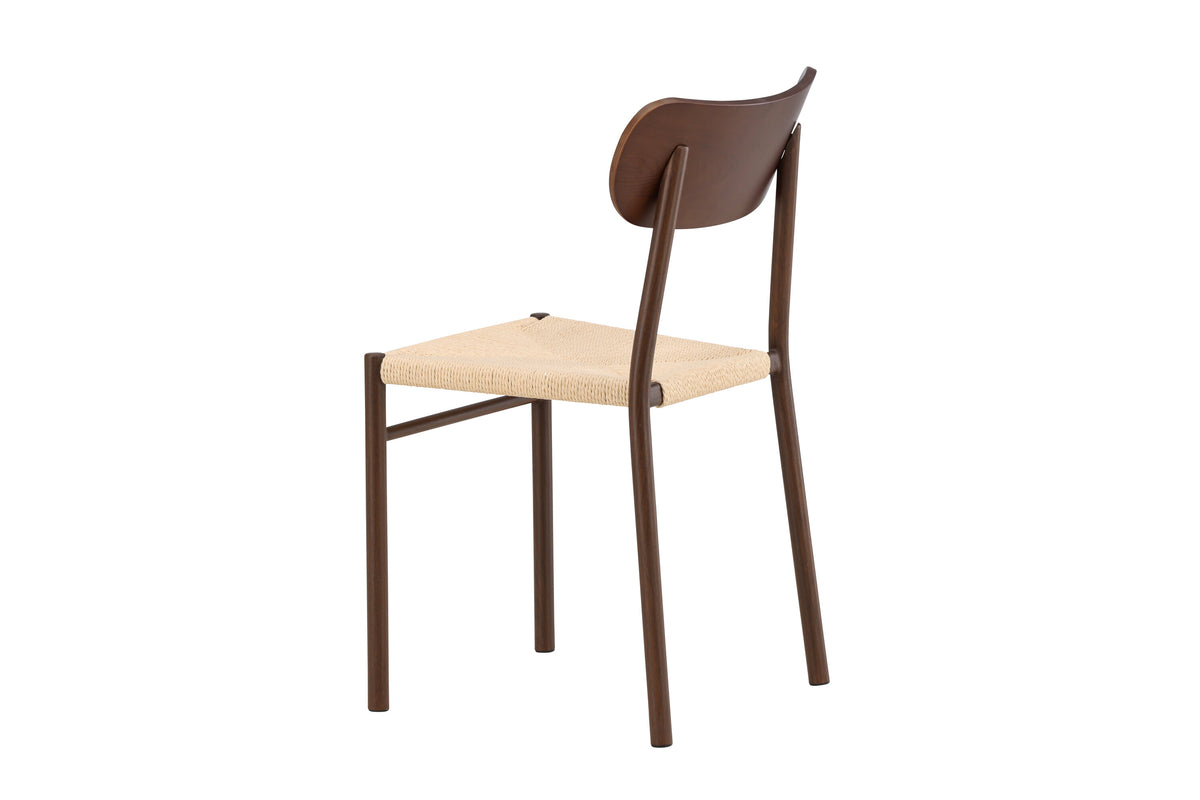 2er-Set Esszimmerstühle Polly aus Metall - Mokka - Venture Home - le canapé