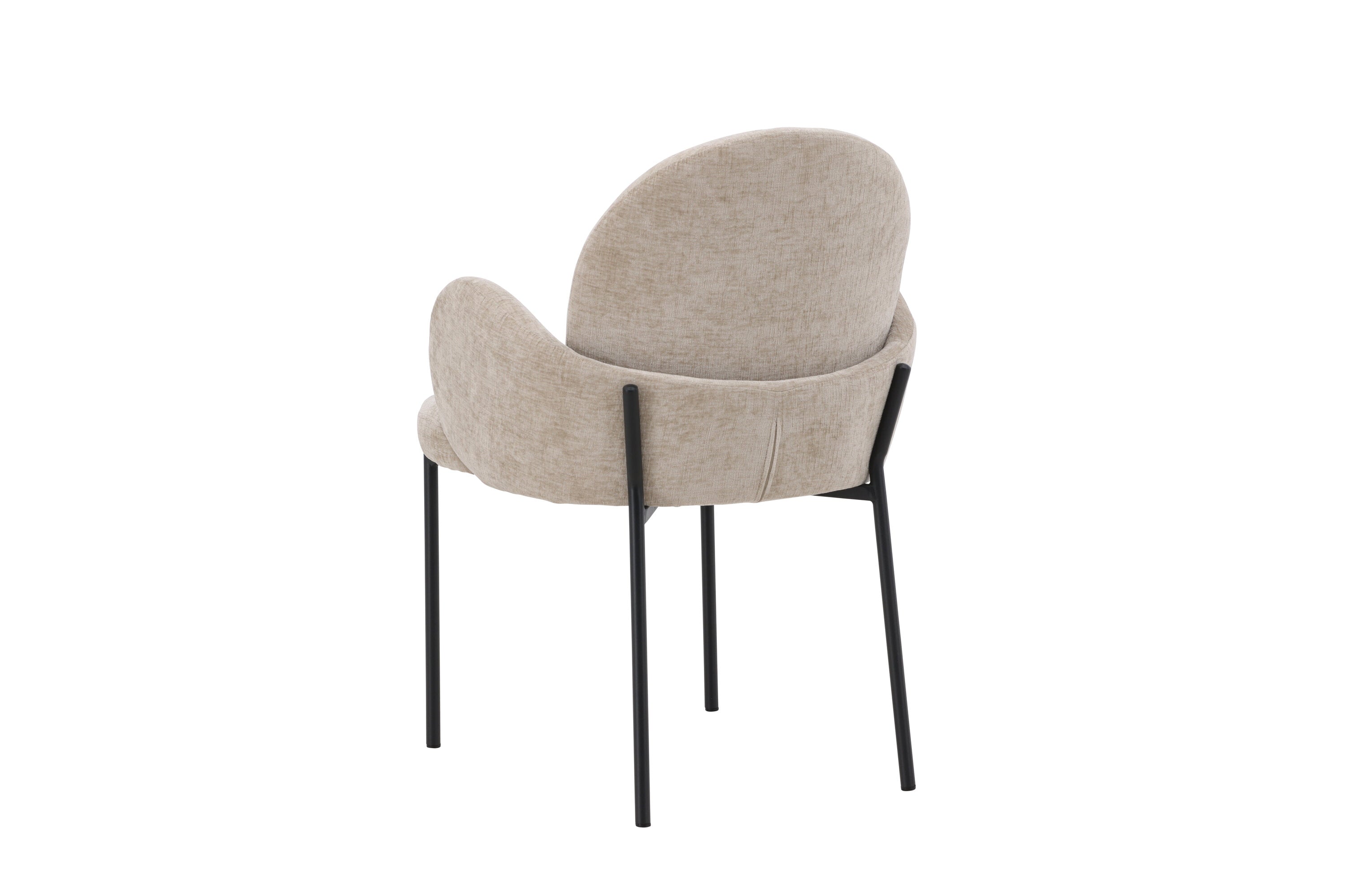 2er-Set Esszimmerstühle Blom mit Armlehnen - Beige - Venture Home - le canapé