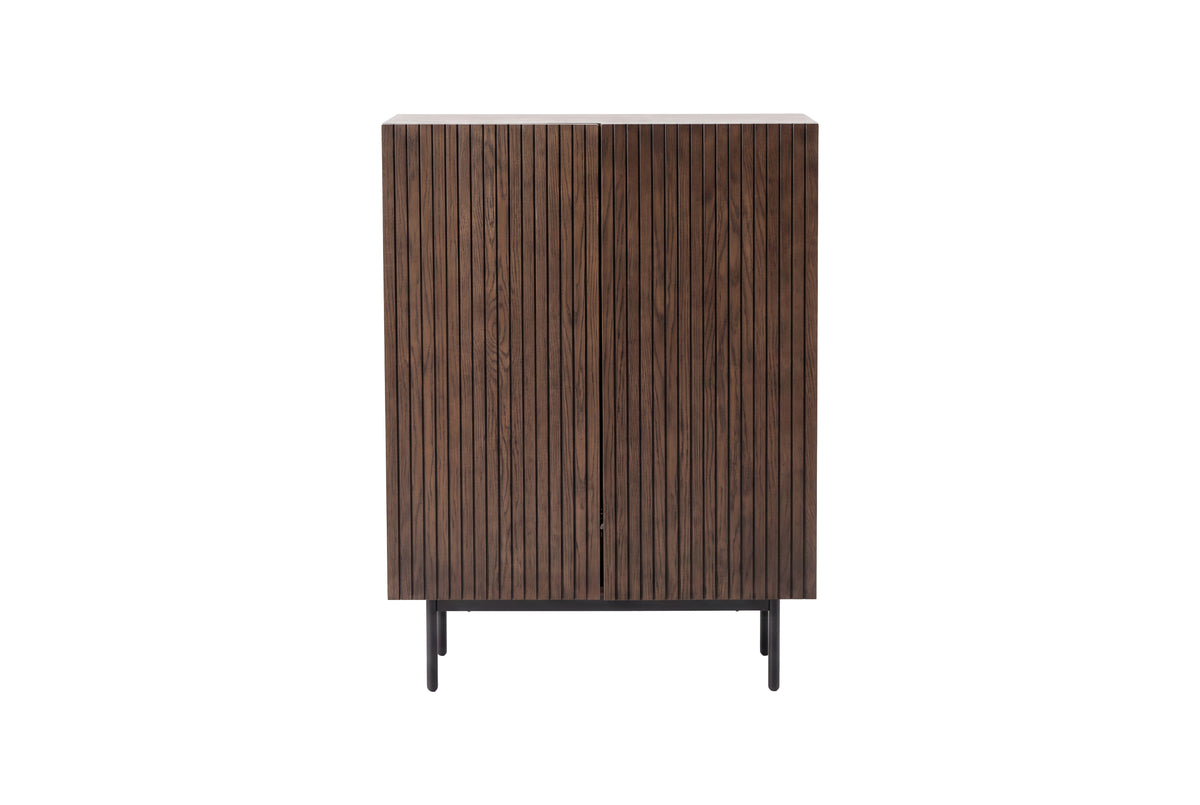 Mehrzweckschrank Björkön 101cm mit 2 Einlegeböden - Mokka - Venture Home - le canapé