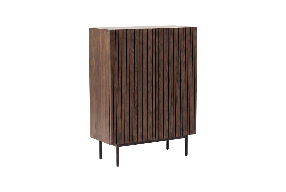 Mehrzweckschrank Björkön 101cm mit 2 Einlegeböden - Mokka - Venture Home - le canapé