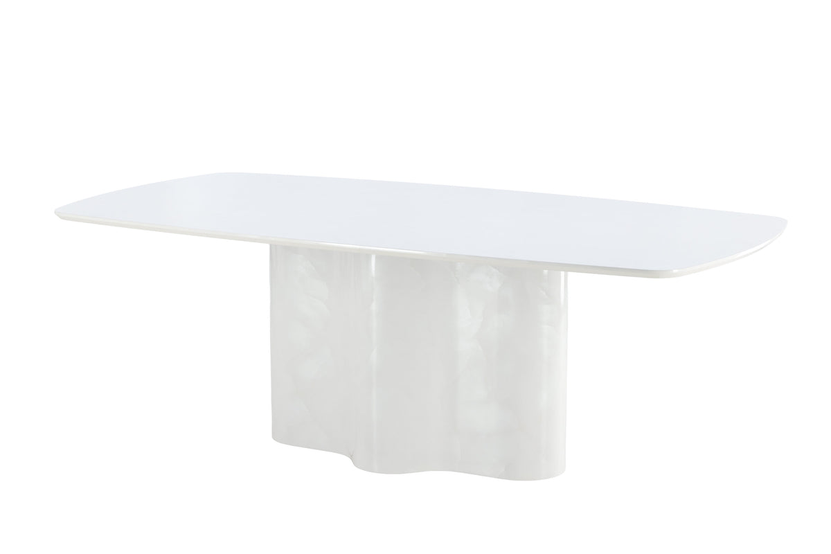 Esstisch Väddö 220cm - Weiß - Venture Home - le canapé