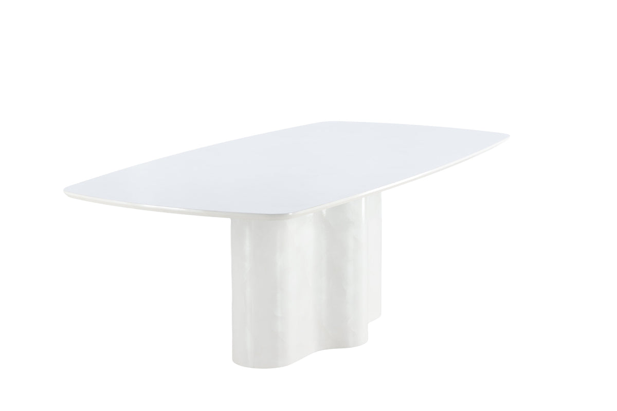Esstisch Väddö 220cm - Weiß - Venture Home - le canapé