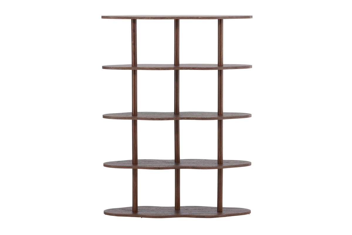Regal Moln 140cm mit geschwungenen Böden - Mokka - Venture Home - le canapé