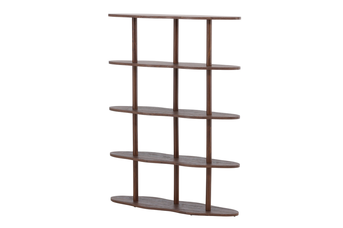 Regal Moln 140cm mit geschwungenen Böden - Mokka - Venture Home - le canapé