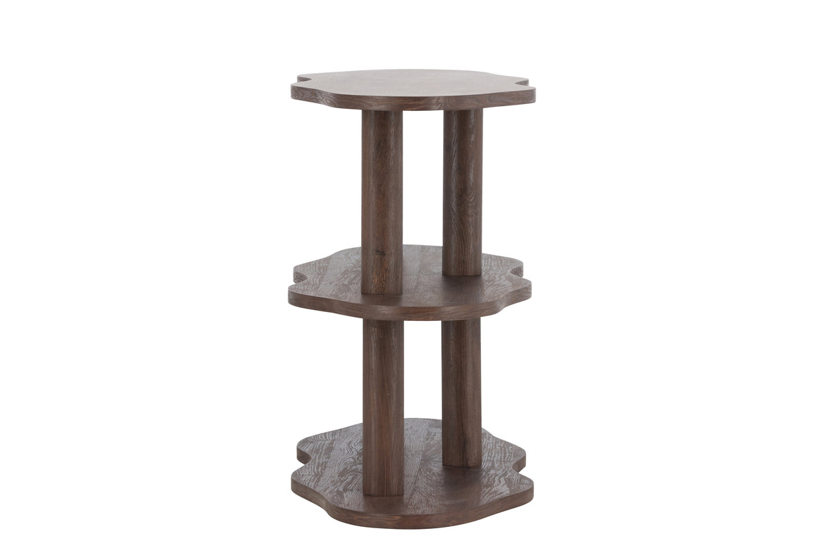 Regal Moln 75cm mit drei Ebenen - Mokka - Venture Home - le canapé