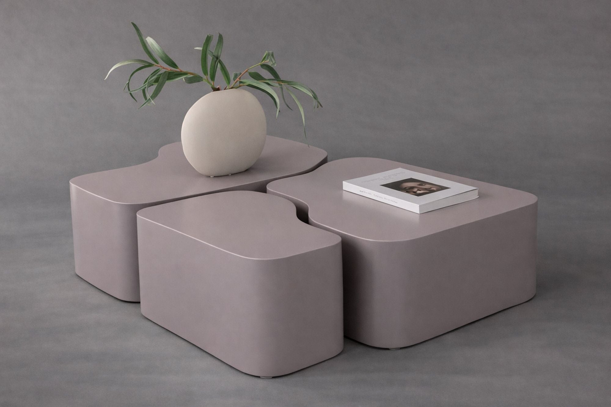 Couchtische Nordland 3er-Set - Braun