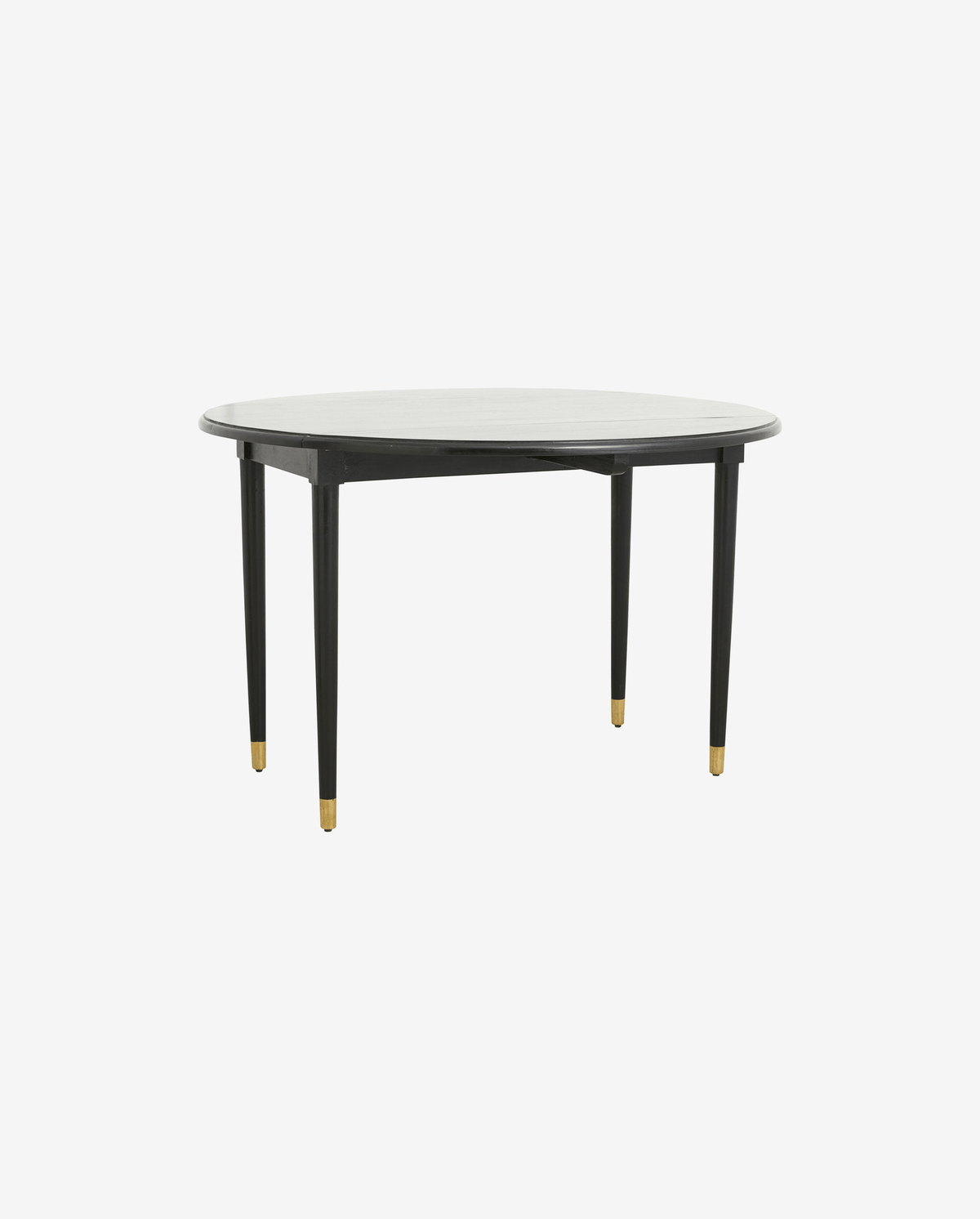 Klapptisch AHR Ø119cm aus Massivholz - Schwarz - Nordal A/S - le canapé