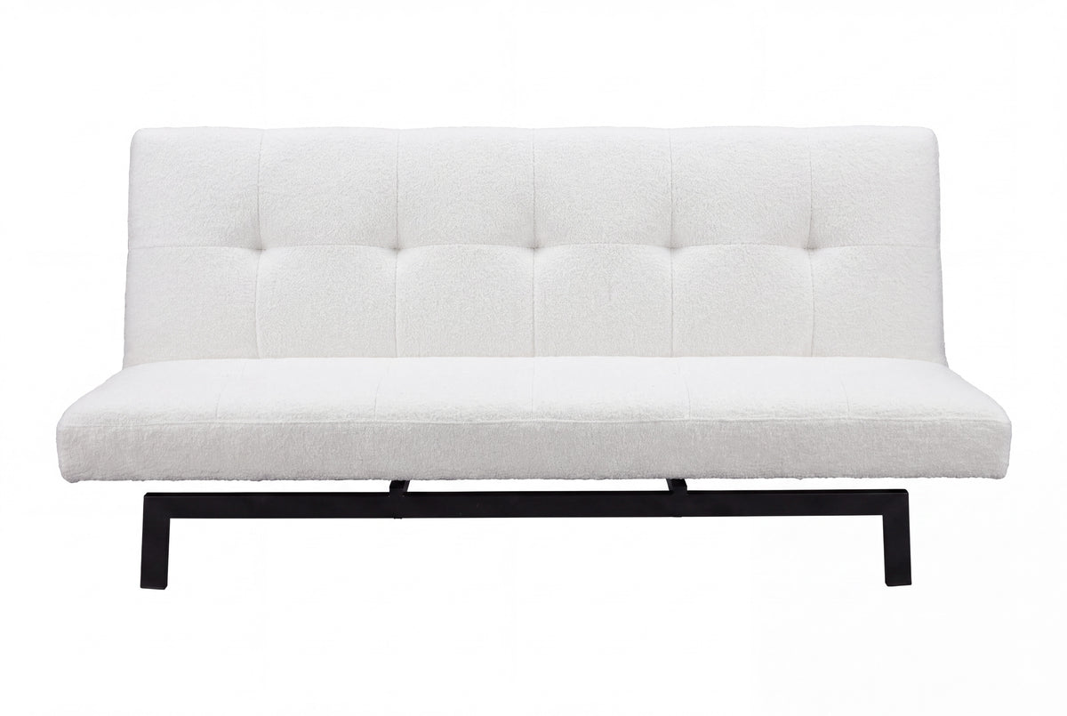 Schlafsofa Bodil ausklappbar - Weiß - Venture Home - le canapé