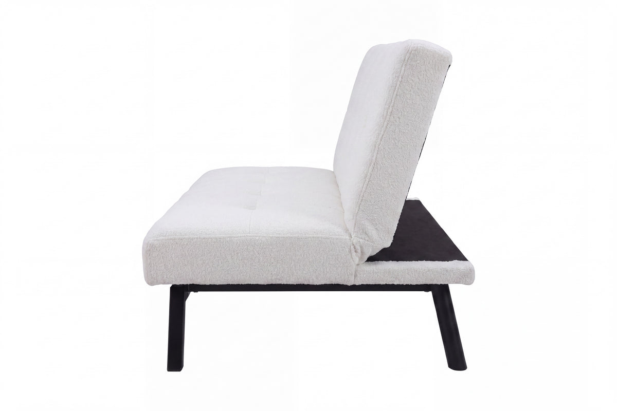 Schlafsofa Bodil ausklappbar - Weiß - Venture Home - le canapé