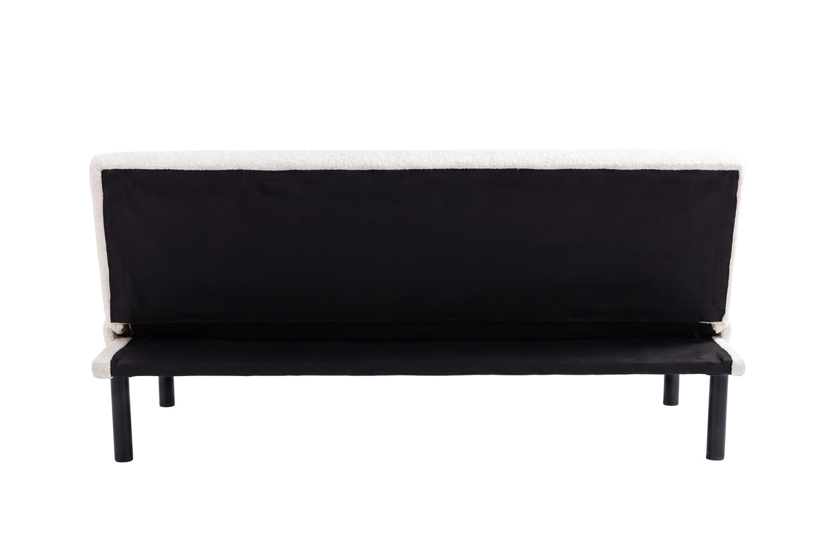 Schlafsofa Bodil ausklappbar - Weiß - Venture Home - le canapé