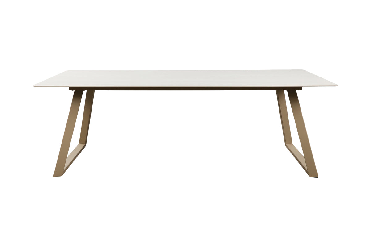 Esstisch Estelle 200cm aus Stein - Beige - Venture Home - le canapé
