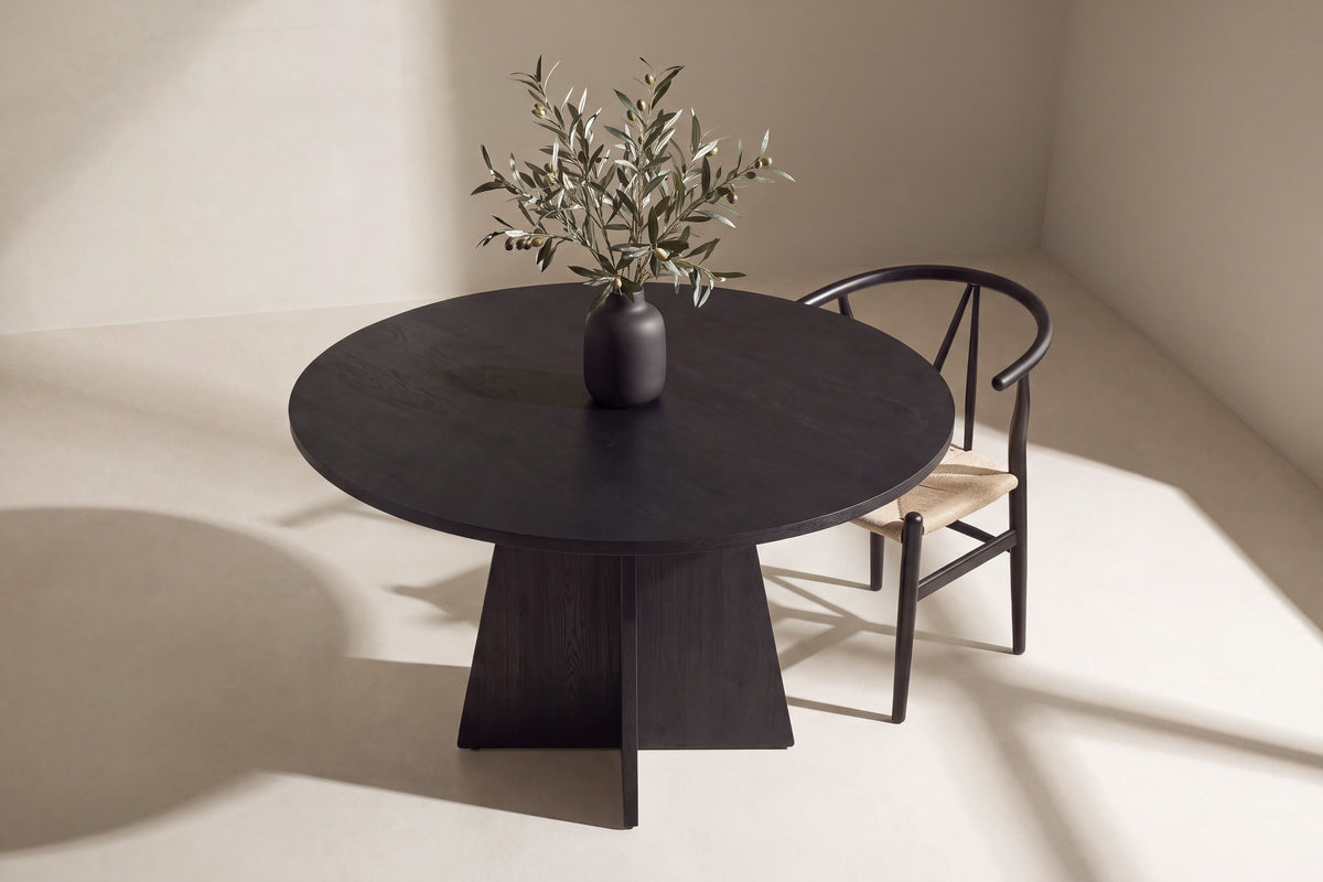 Esstisch Bootcut Ø110cm - Schwarz - Venture Home - le canapé