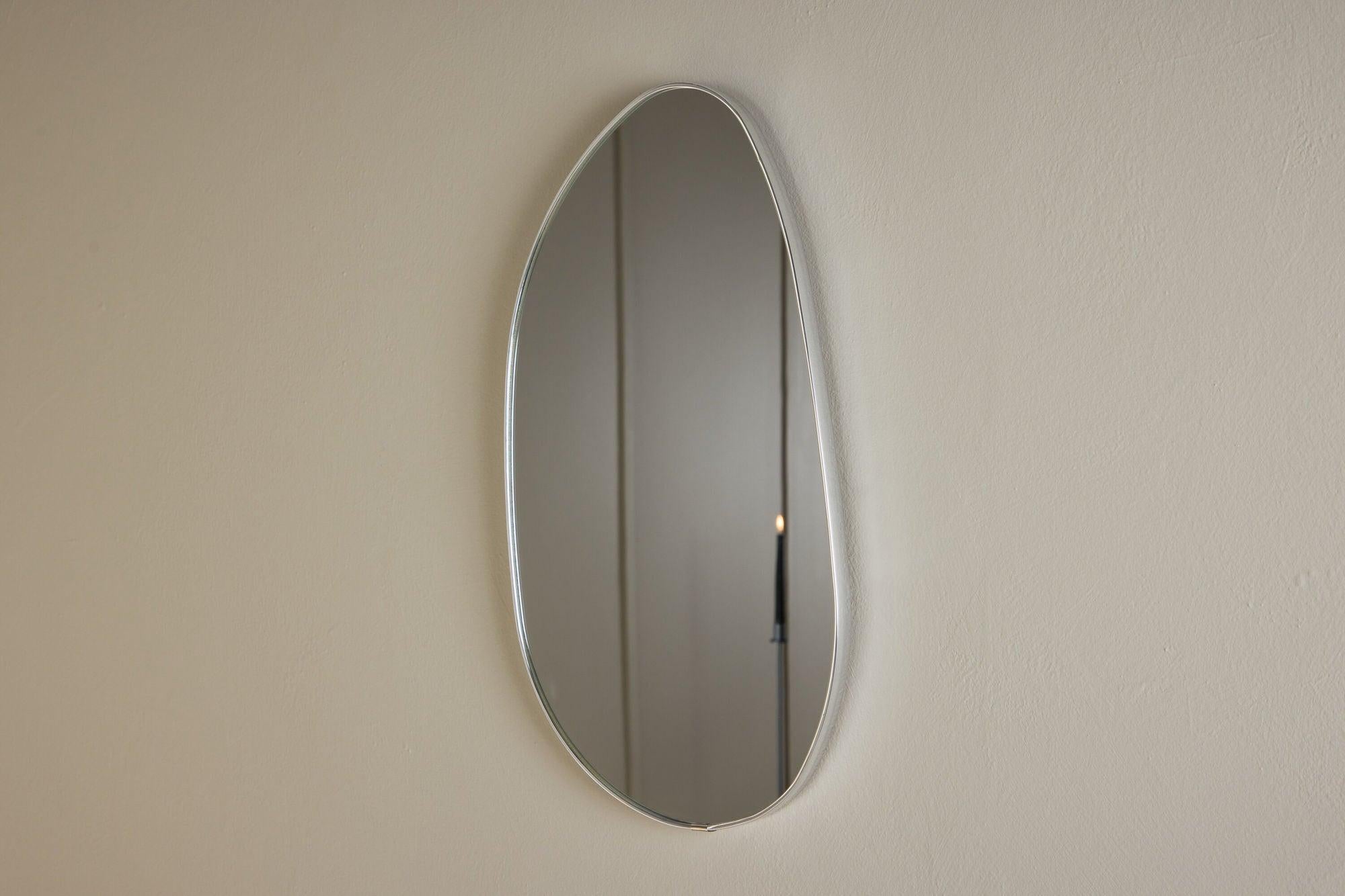 Wandspiegel Borgholm - Silber Aluminium-Wandspiegel-le canapé