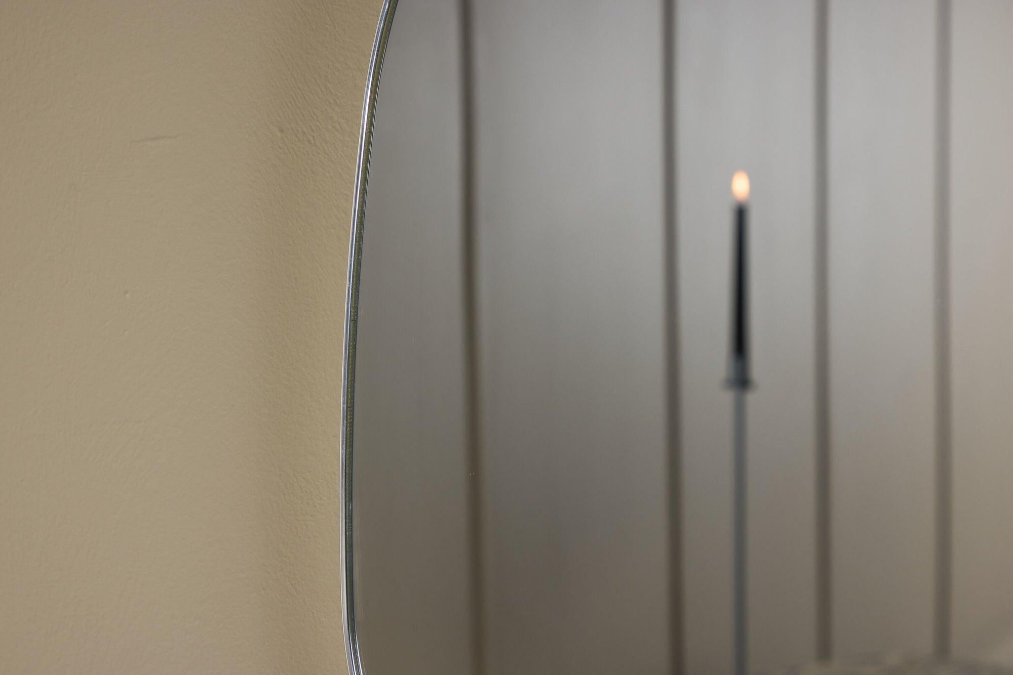 Wandspiegel Askersund - Silber Aluminium-Wandspiegel-le canapé