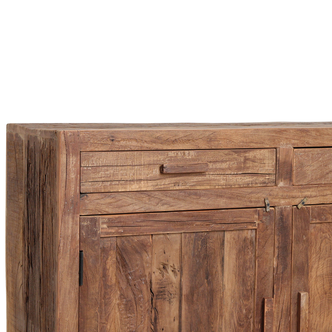 Sideboard Farmwood 120cm aus Massivholz mit 2 Türen - Braun