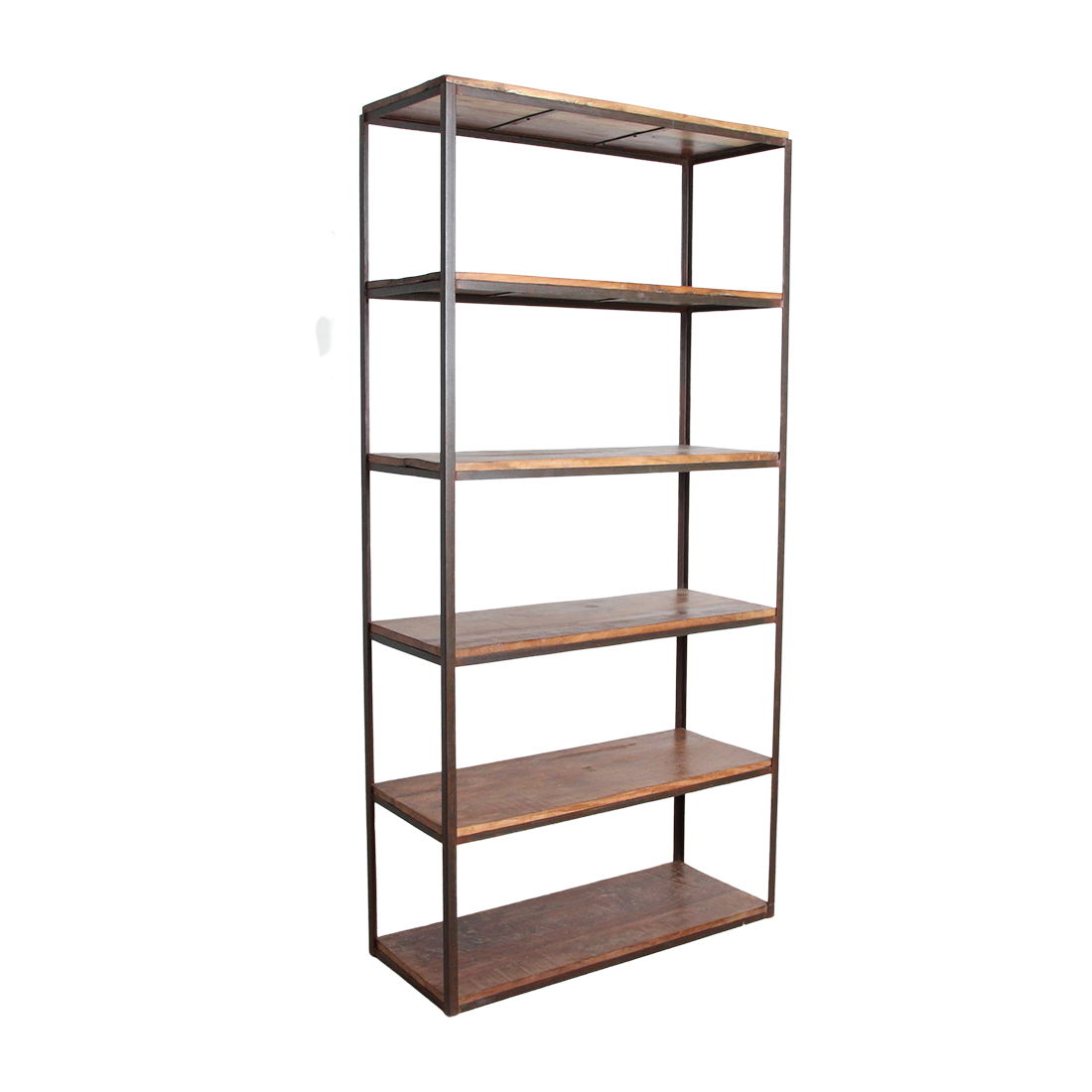 Regal Factory 205cm aus Massivholz - Braun