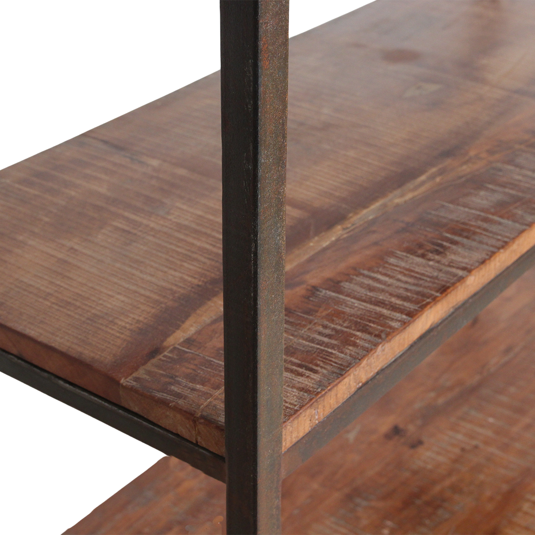 Regal Factory 205cm aus Massivholz - Braun