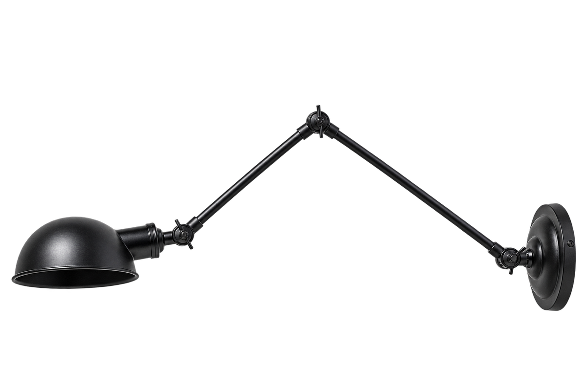 Wandleuchte AURA aus Metall - Schwarz