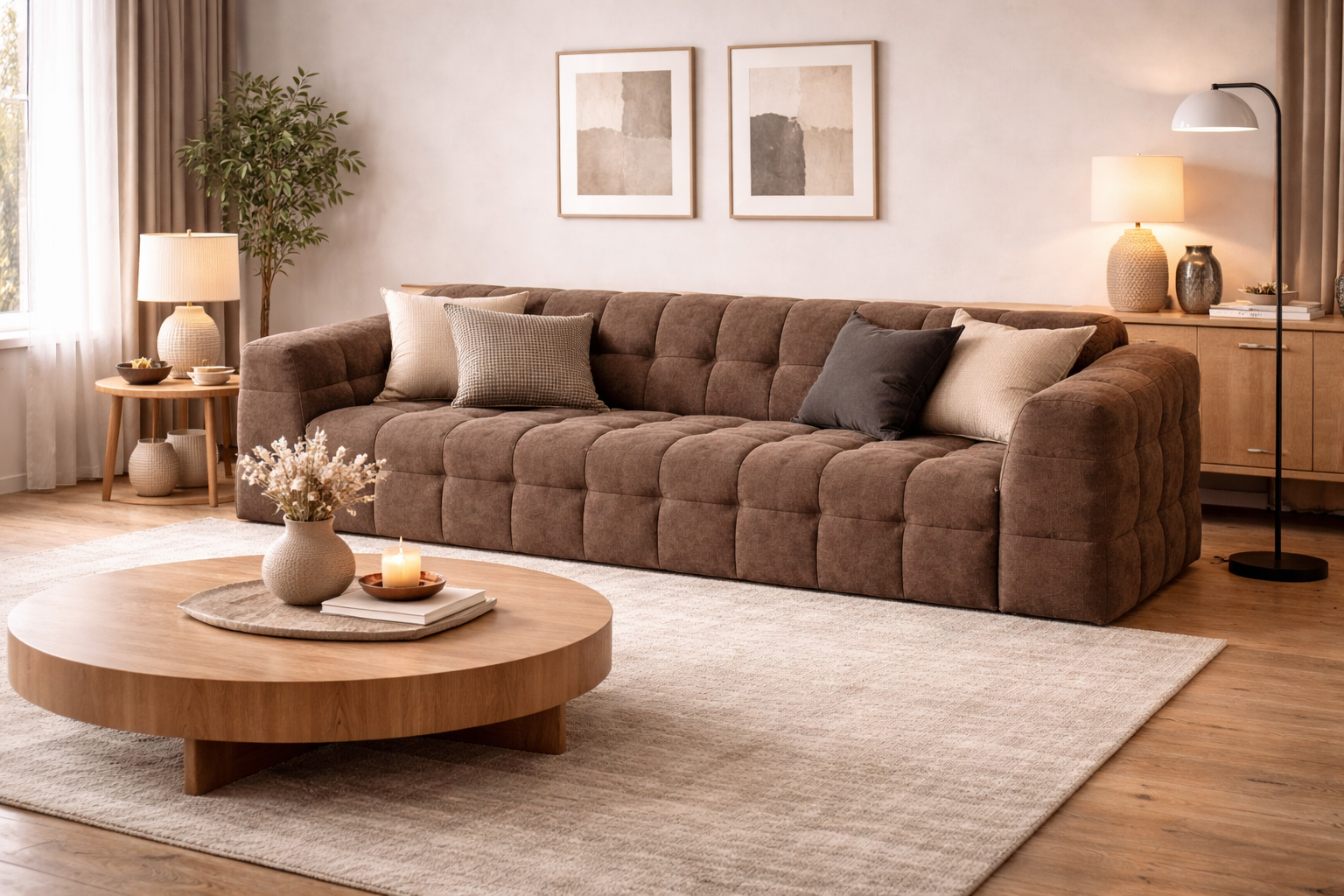 3-Sitzer Sofa Malou - Braun