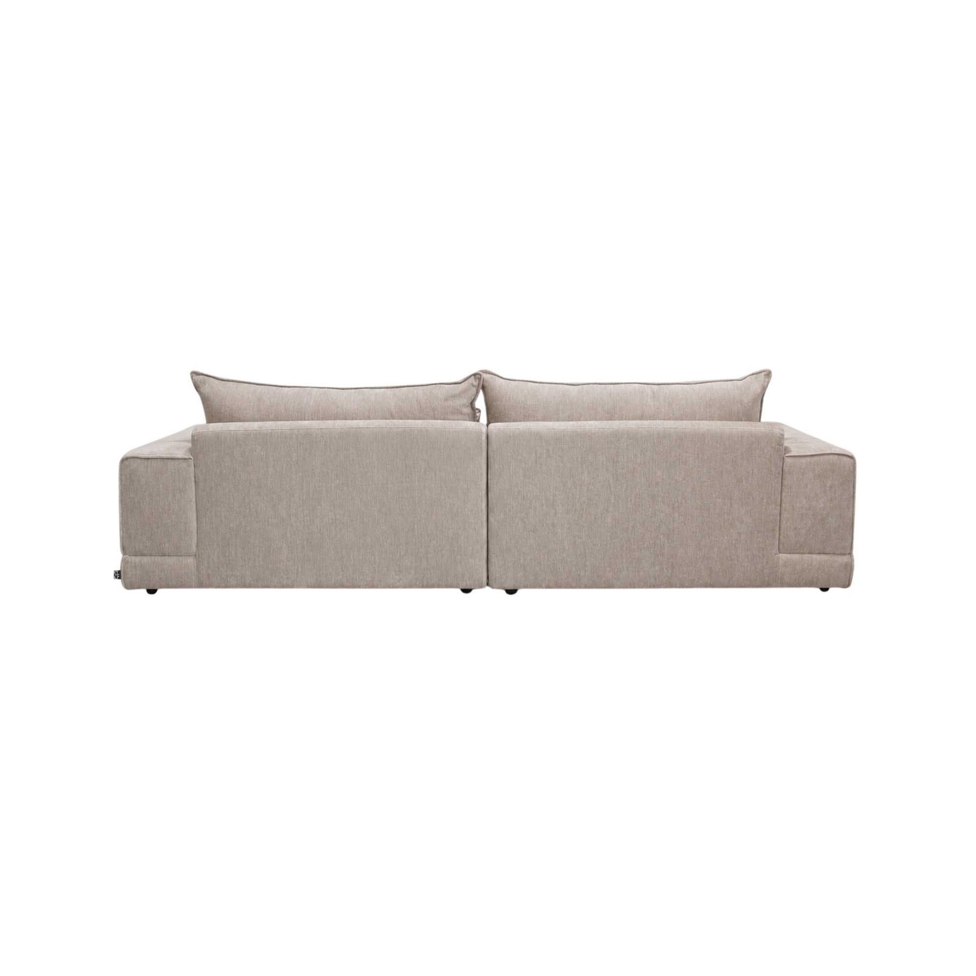 3-Sitzer Sofa London mit Chaiselounge - Beige