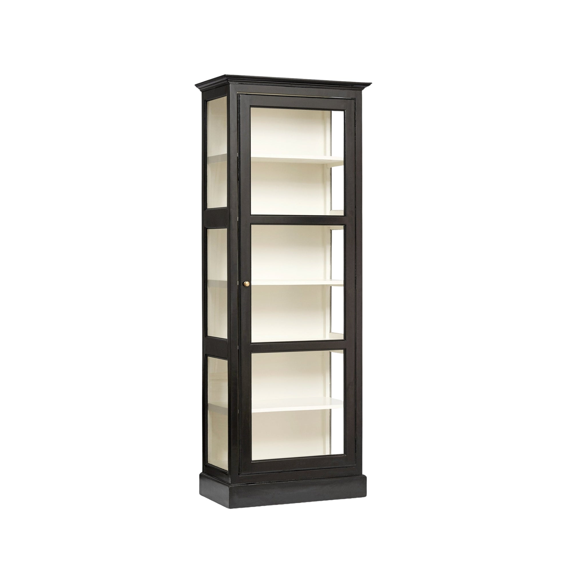 Vitrinenschrank CLASSIC 212cm - Schwarz