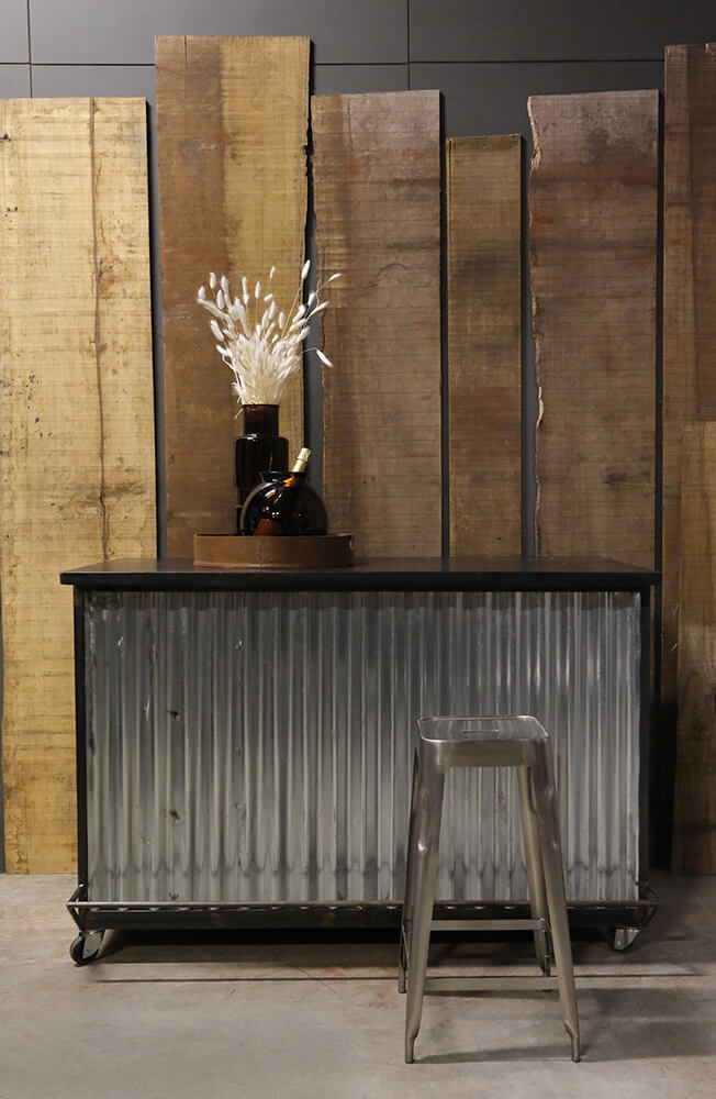 Barhocker Copenhagen aus Metall - Trademark Living - le canapé
