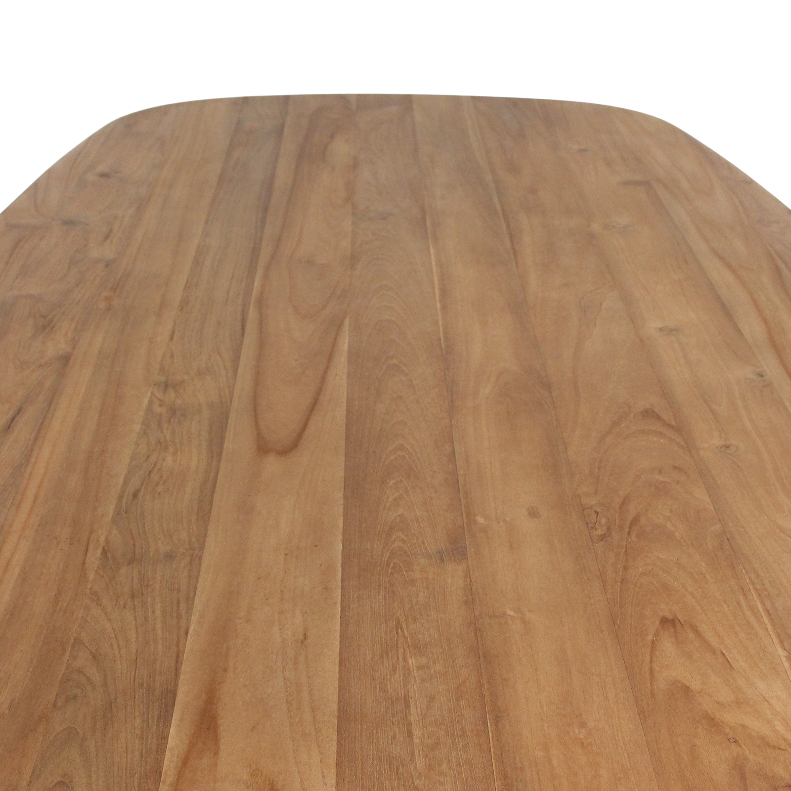 Esstisch Invierno Oval aus Teakholz 200cm - Hellbraun