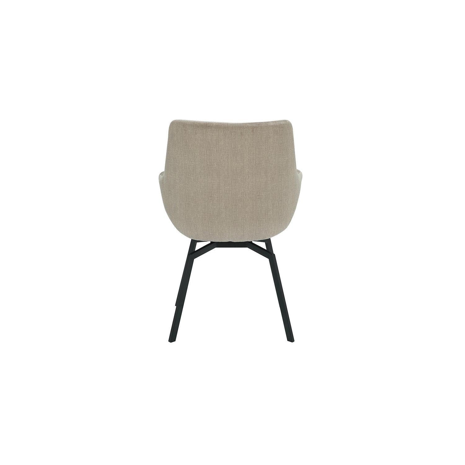 Armlehnstuhl Modest Drehbar - Beige-Armlehnenstuhl-Rousseau-le canapé