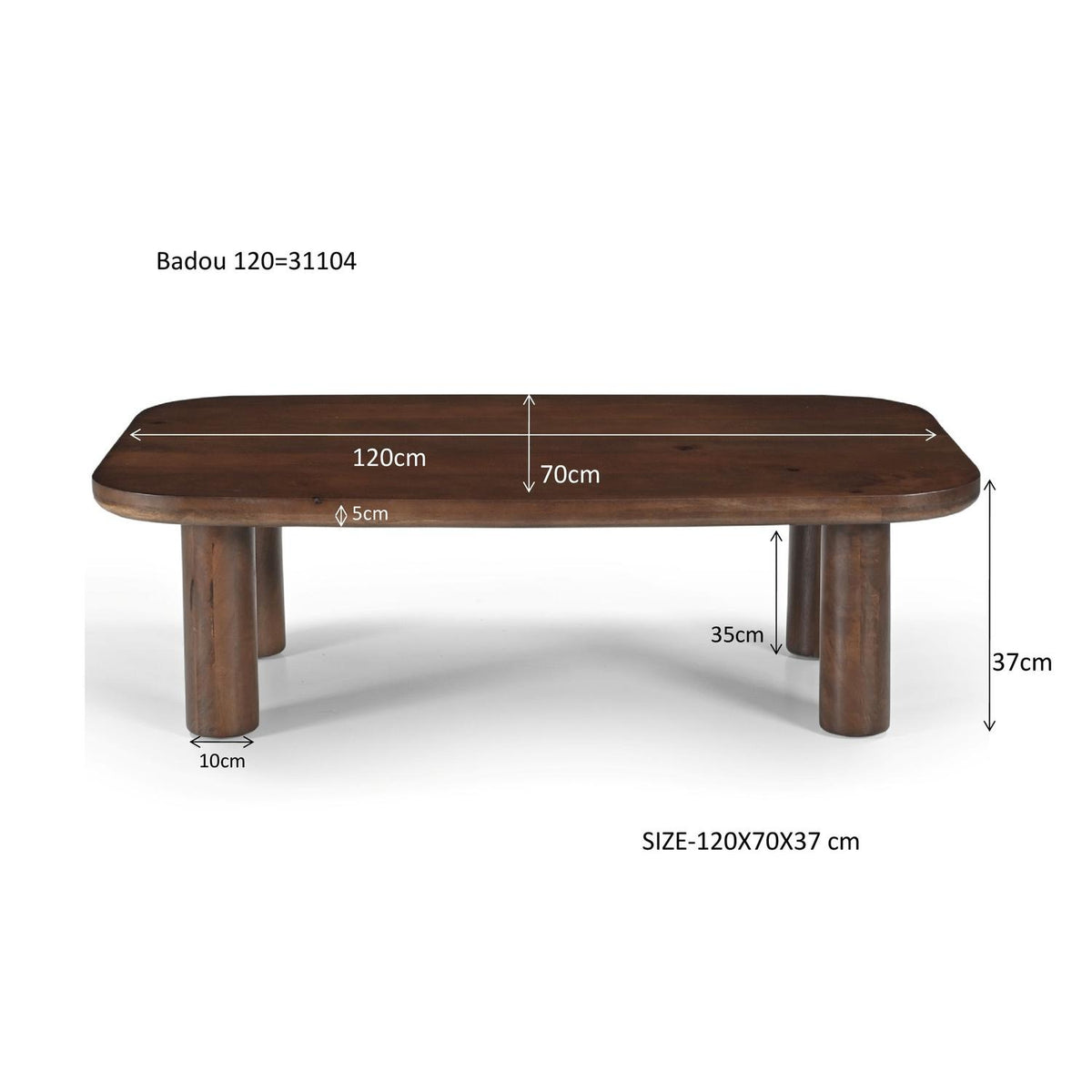 Badou 120 cm-Livingfurn-le canapé