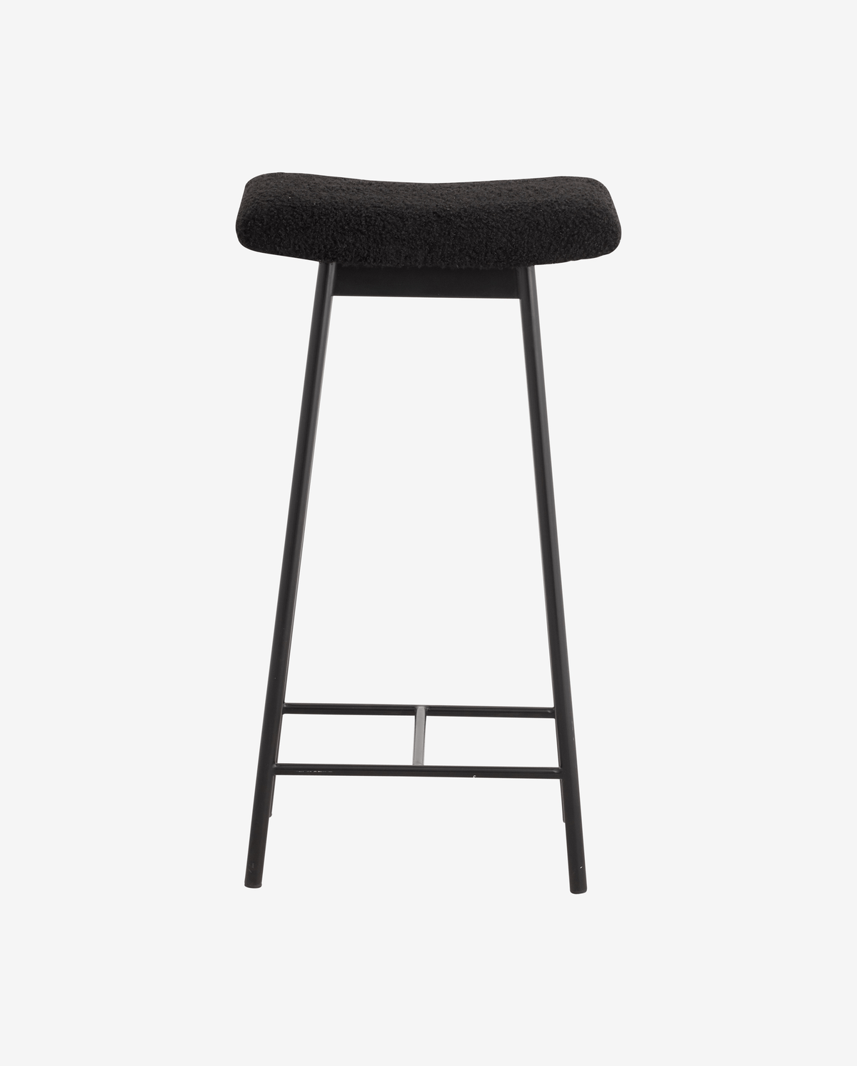 Barhocker Zala aus Metall gepolstert - Schwarz-Barhocker-Nordal A/S-le canapé