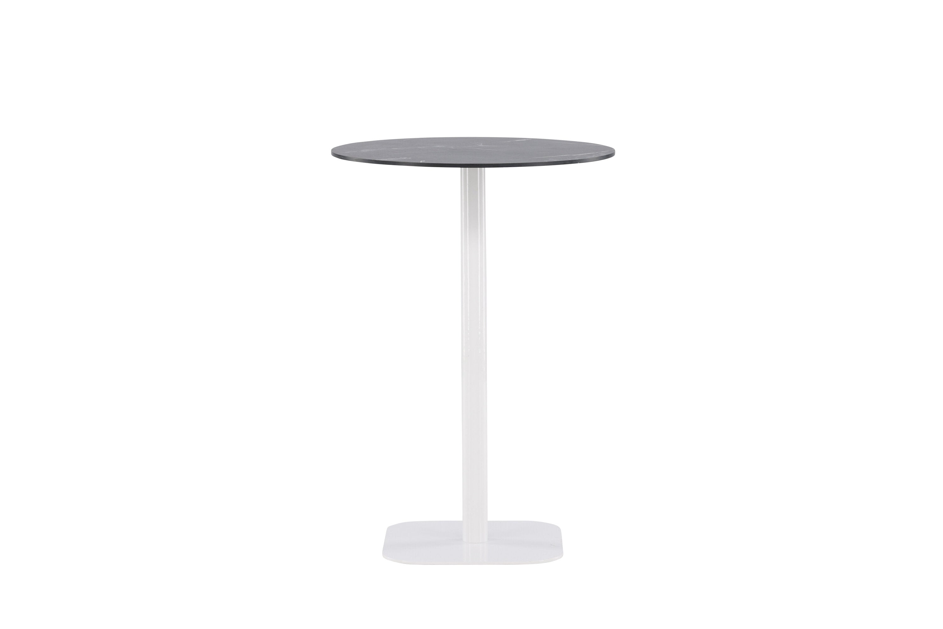 Bartisch Milano Ø70cm aus Aluminium - Weiß-Esstische Outdoor-Venture Home-le canapé