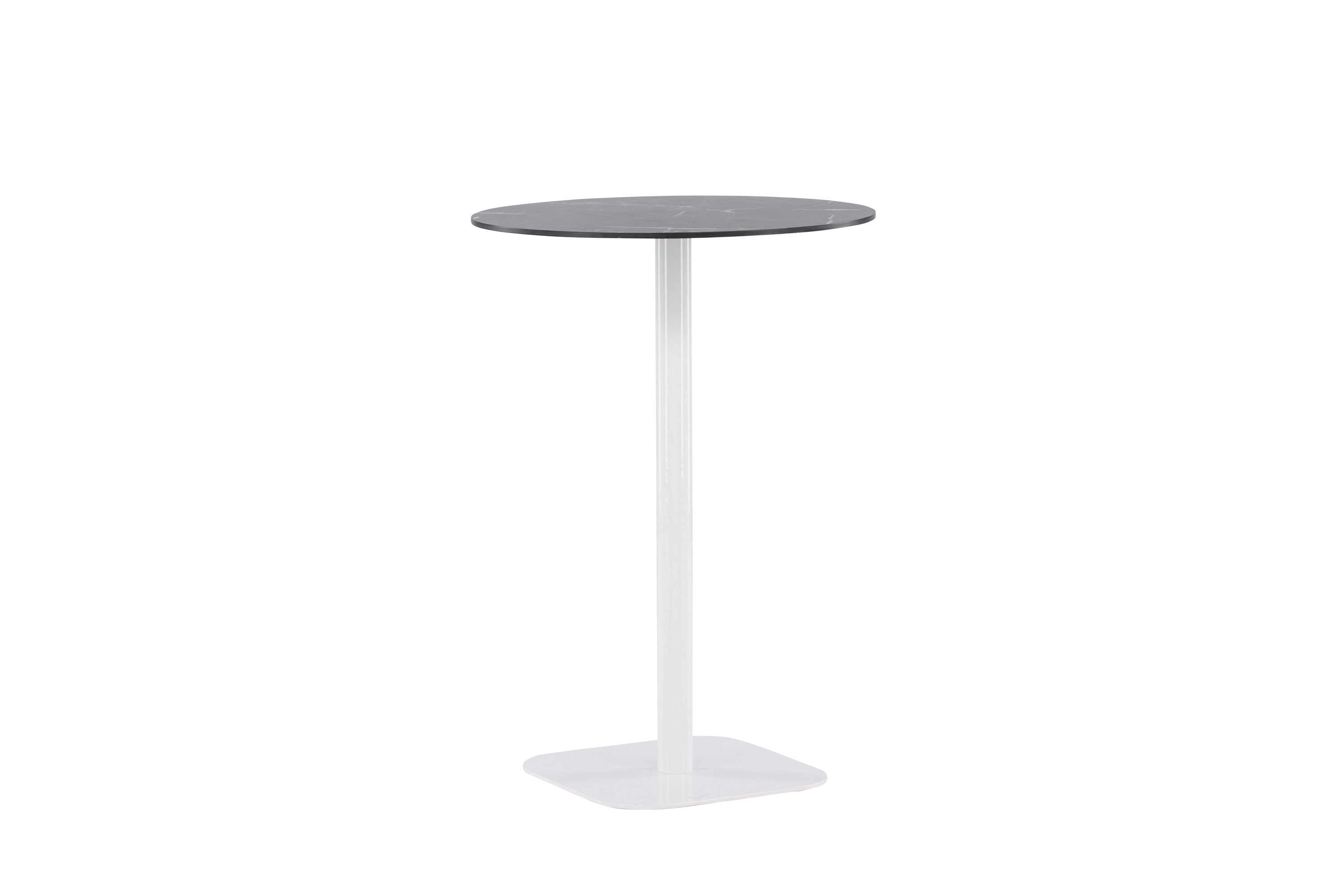 Bartisch Milano Ø70cm aus Aluminium - Weiß-Esstische Outdoor-Venture Home-le canapé