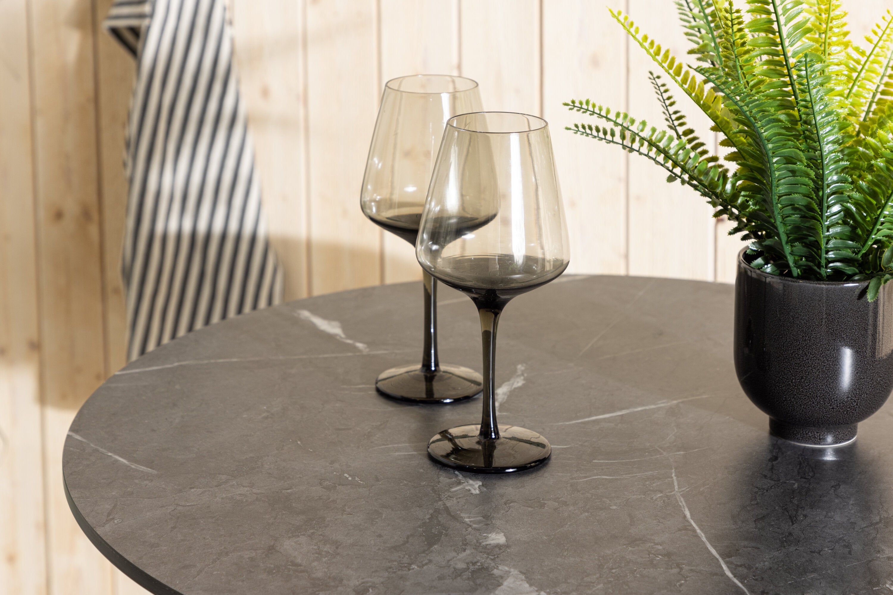 Bartisch Milano Ø70cm aus Aluminium - Weiß-Esstische Outdoor-Venture Home-le canapé