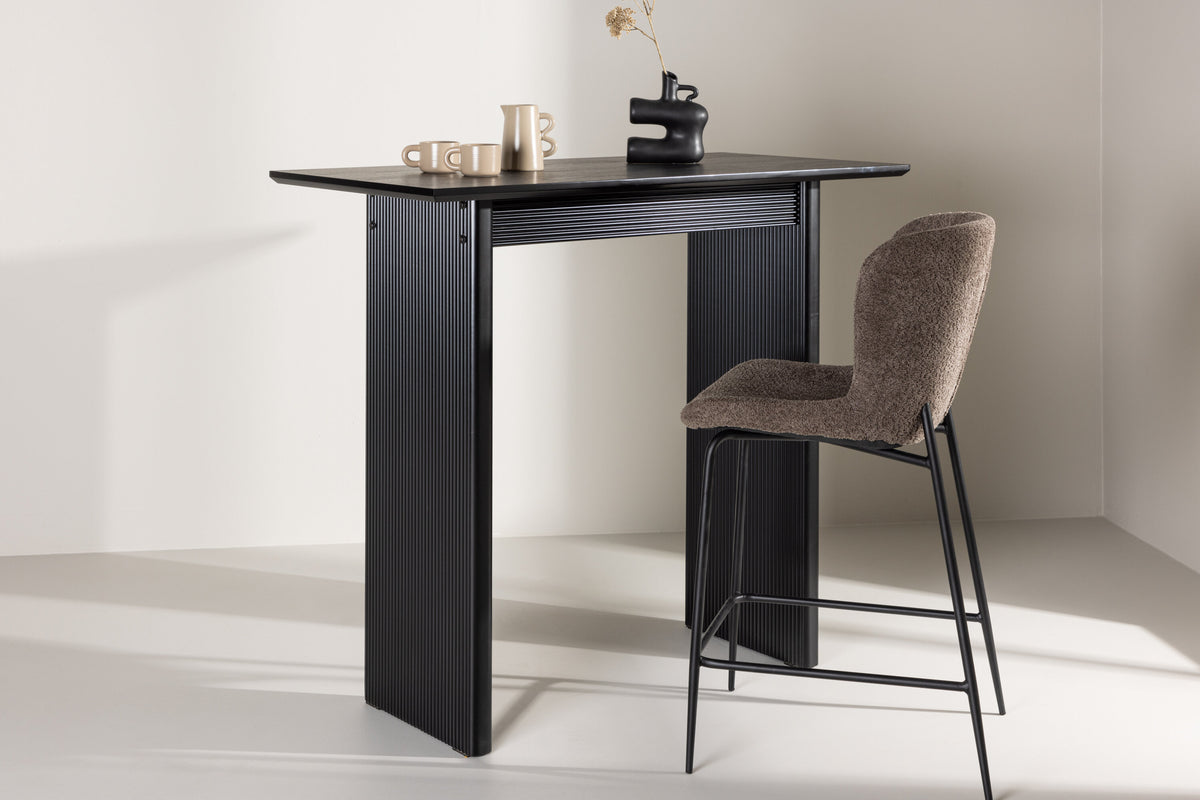 Bartisch Vail 120cm - Schwarz-Venture Home-le canapé