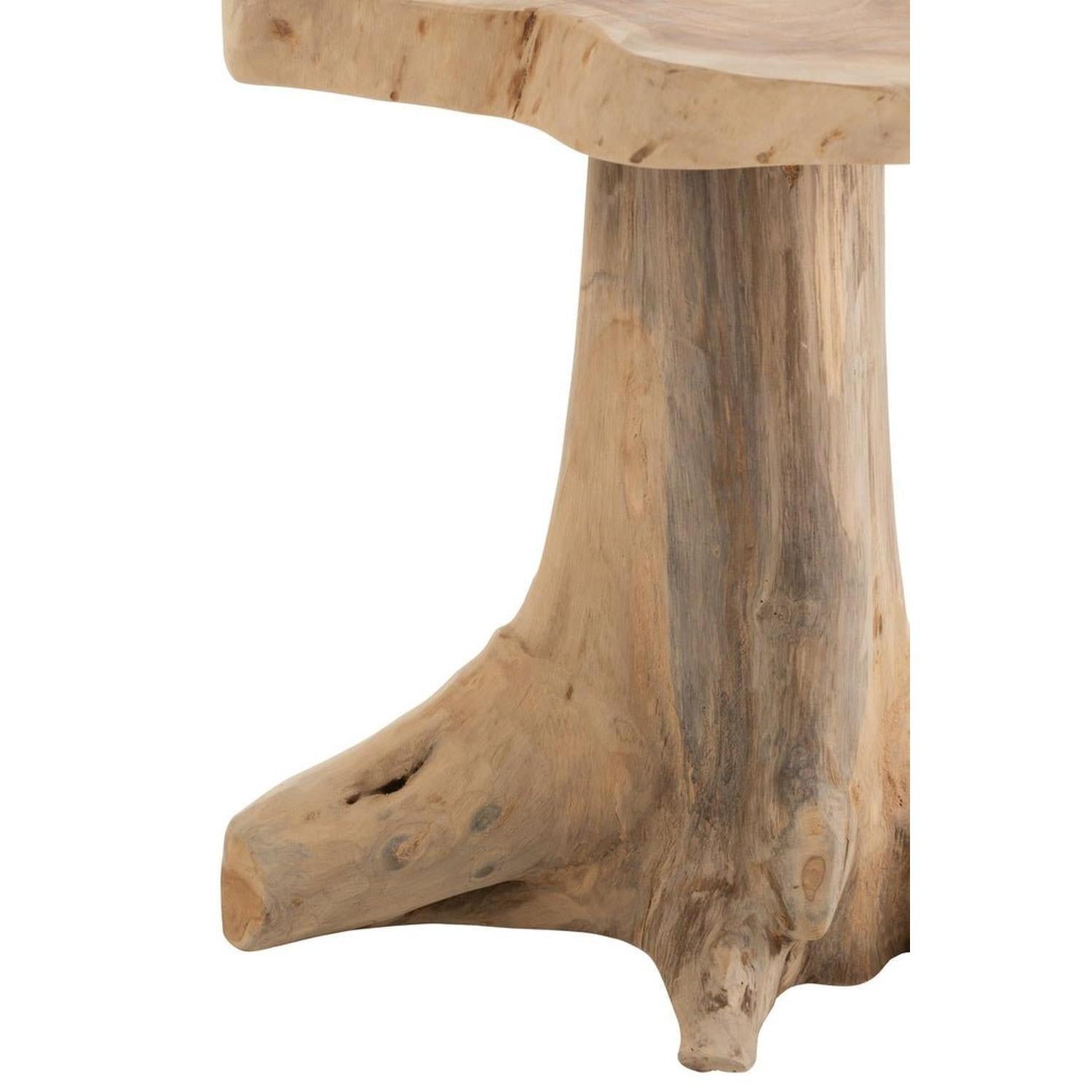 Beistelltisch Amy Teakholz - Natur-Beistelltisch-J-Line-le canapé