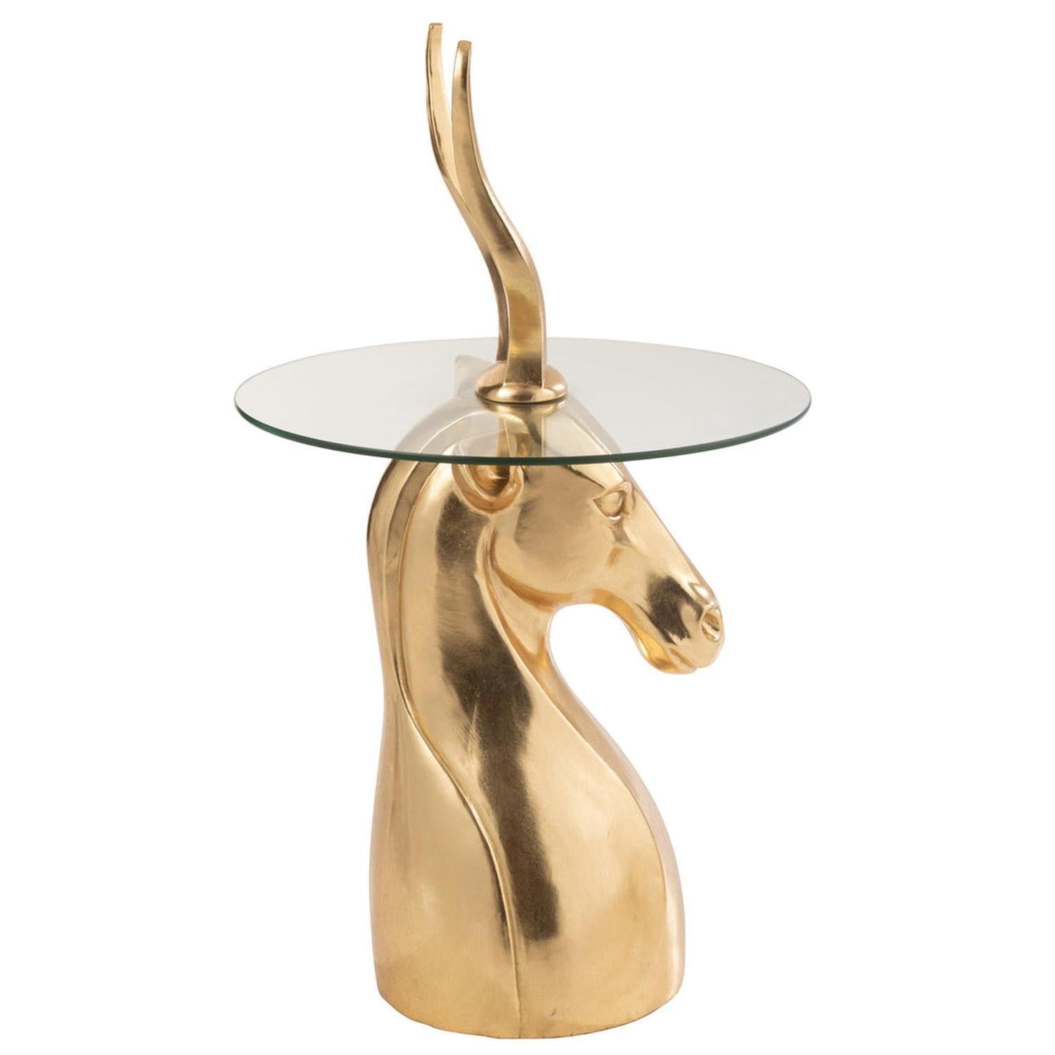 Beistelltisch Antilope - Gold-Beistelltische-J-Line-le canapé