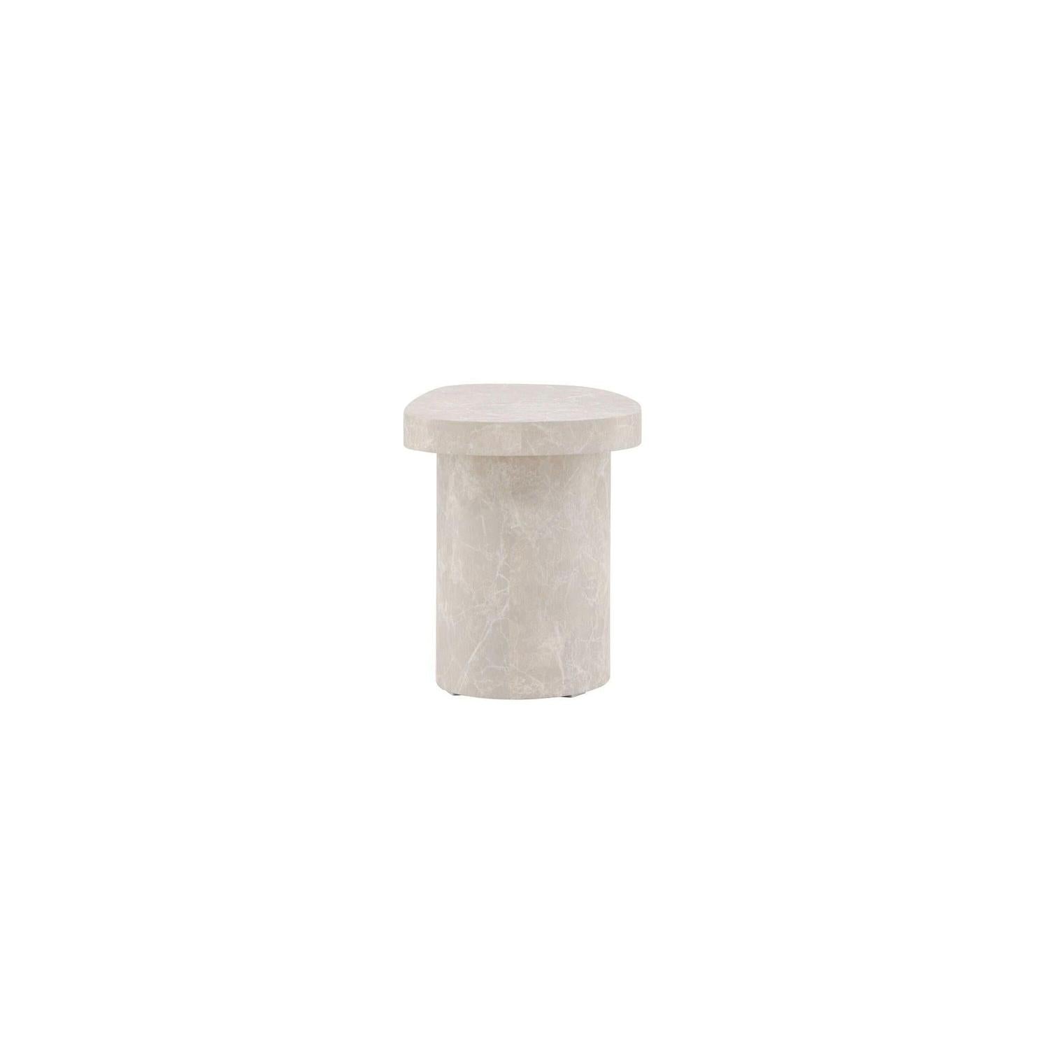 Beistelltisch Bastad 30x50cm - Betonoptik-Beistelltisch-Venture Home-le canapé